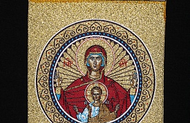 Тканевая икона 15