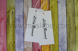 Картонный ярлык