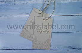 Картонный ярлык