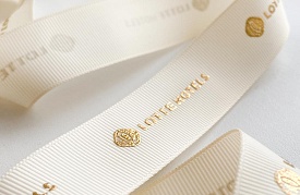 Печать на репсовой ленте 