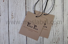 Картонный ярлык