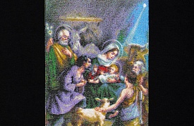 Тканевая икона 34