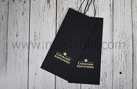 Картонный ярлык