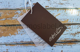 Картонный ярлык